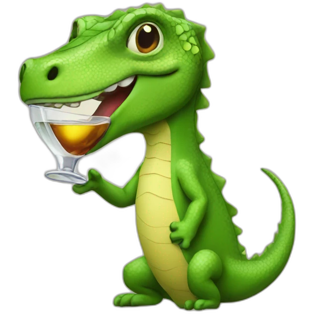 drinking llizard emoji