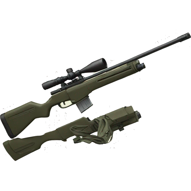 sniper rifle emoji