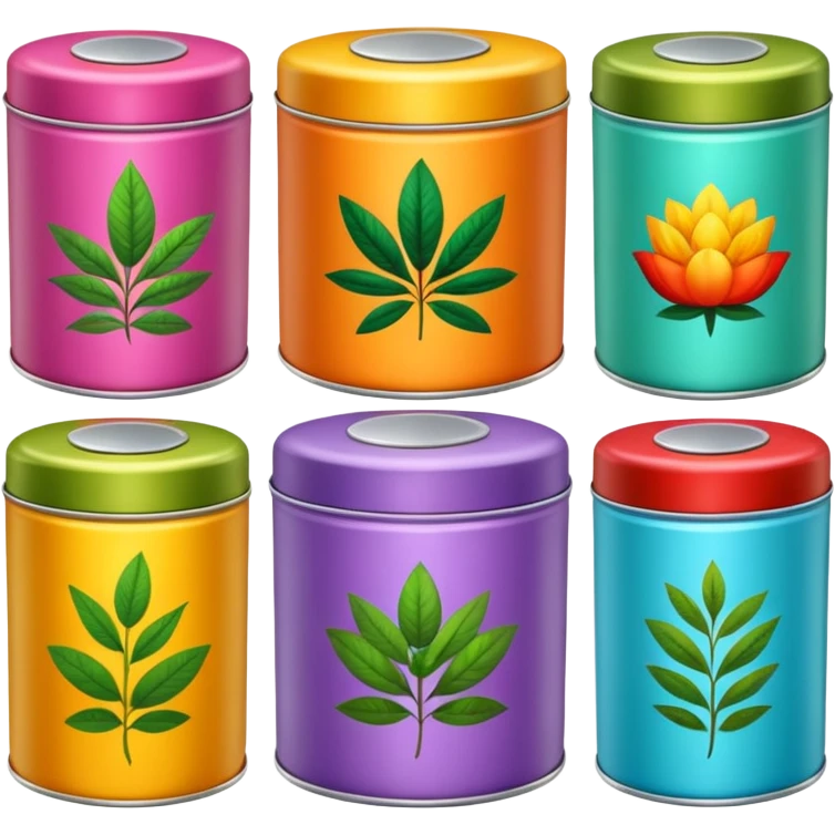 Herbal Tea Tins emoji