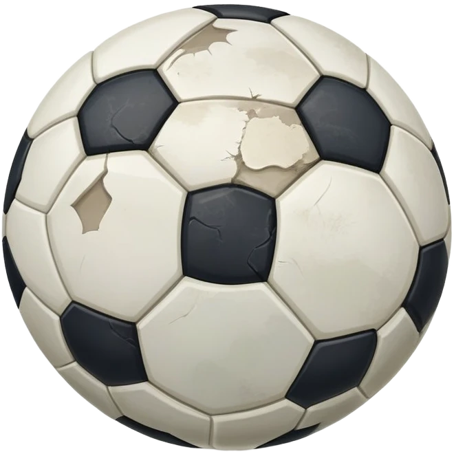 Frustrated soccer ball shit  emoji