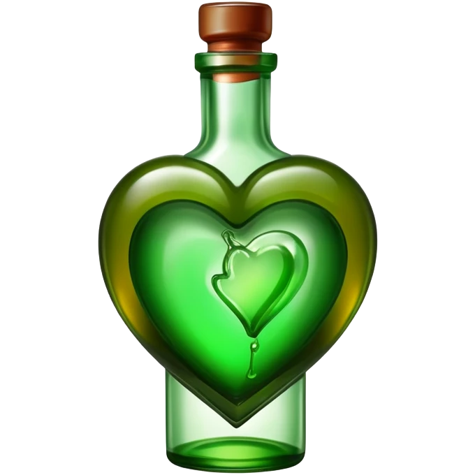 Heart of bottles of Jameson emoji