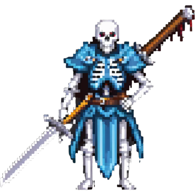 skeleton holding a large broadsword emoji