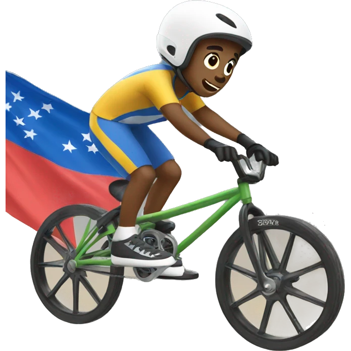 summer olympics bmx boy emoji