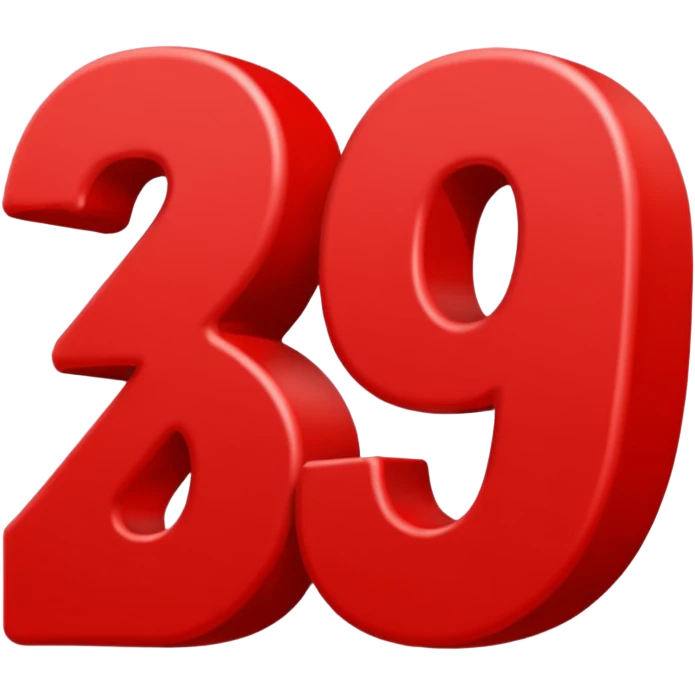 the number "2026" in a red font emoji