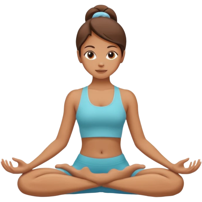 Yoga girl emoji