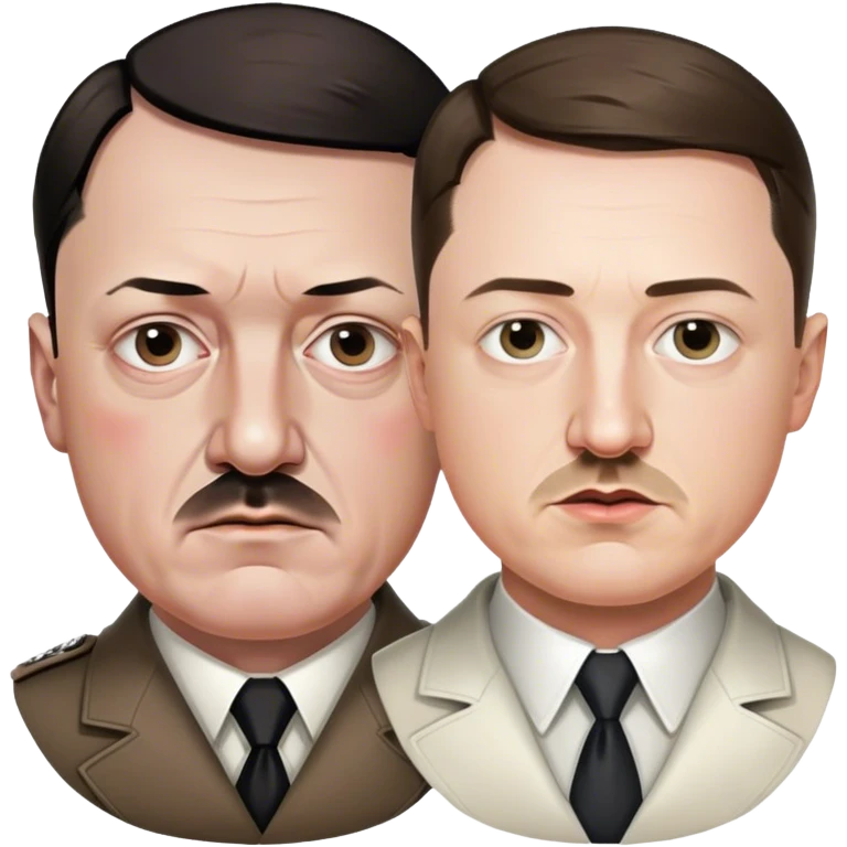 Adolf hitler with elon musk emoji