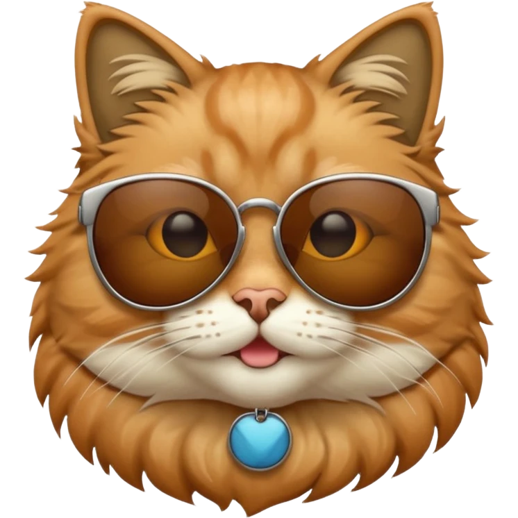 Cat wearing sunglasses emoji