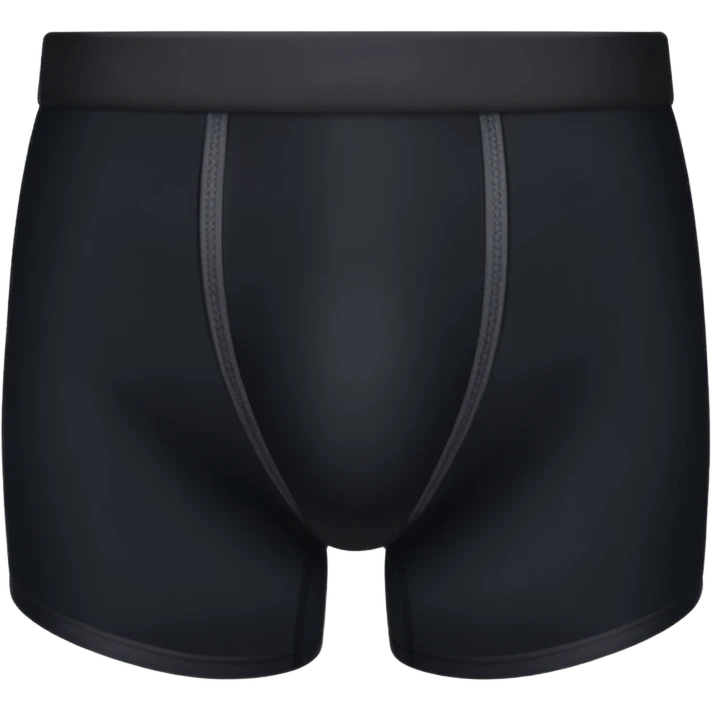 black underwear ONLY emoji
