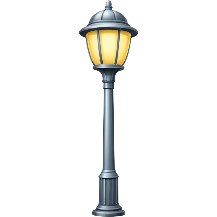 Farola de calle iluminada emoji