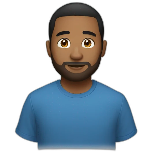 Aaron Martin azul emoji