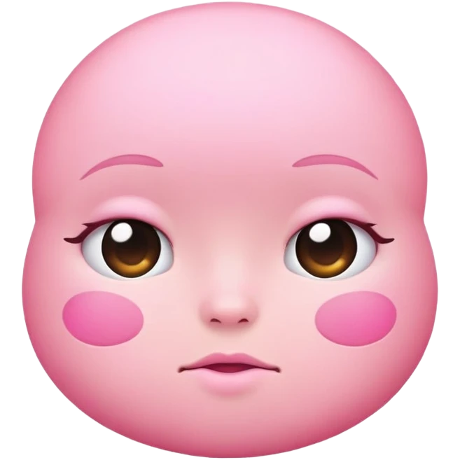 Cartoon bum cheeks in simple cute style emoji