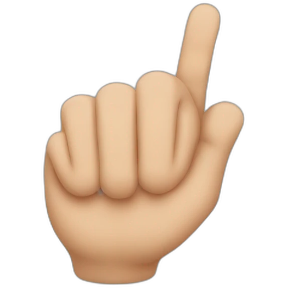 finger points to the right emoji