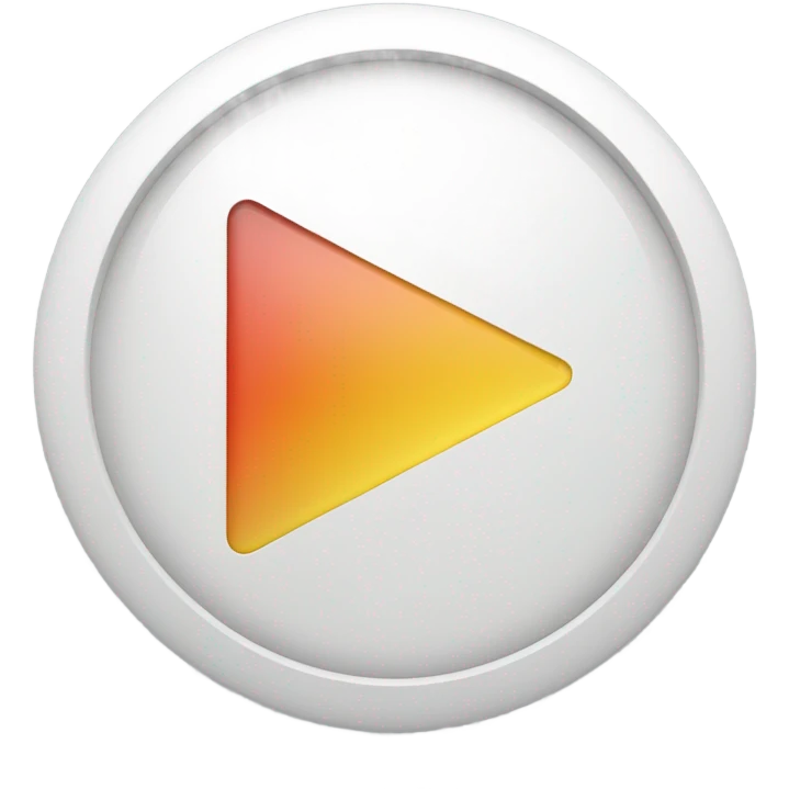 white play button emoji