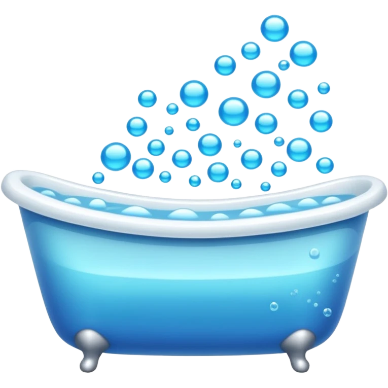 Bathtub full of water emoji