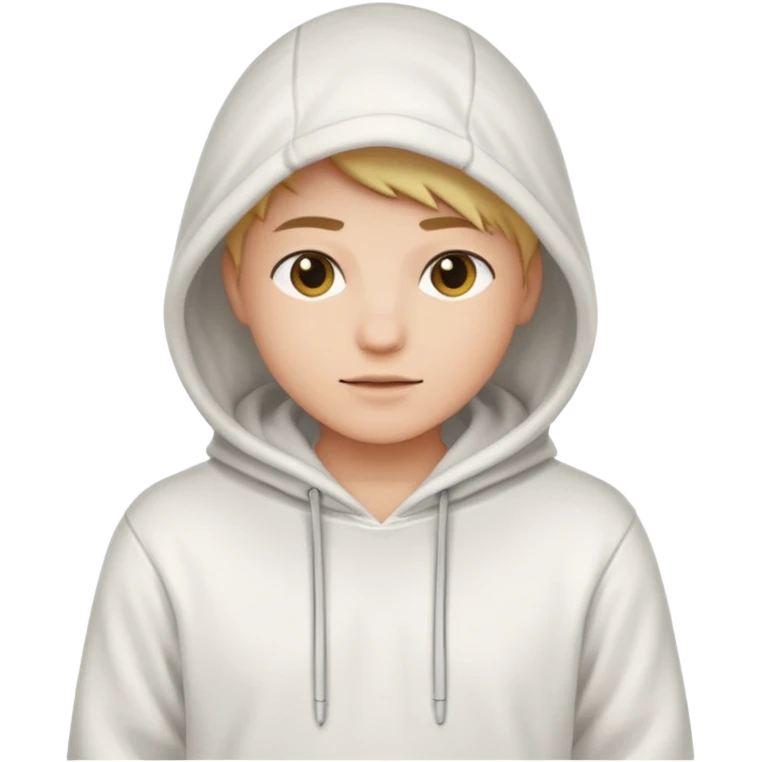 White hoodie emoji
