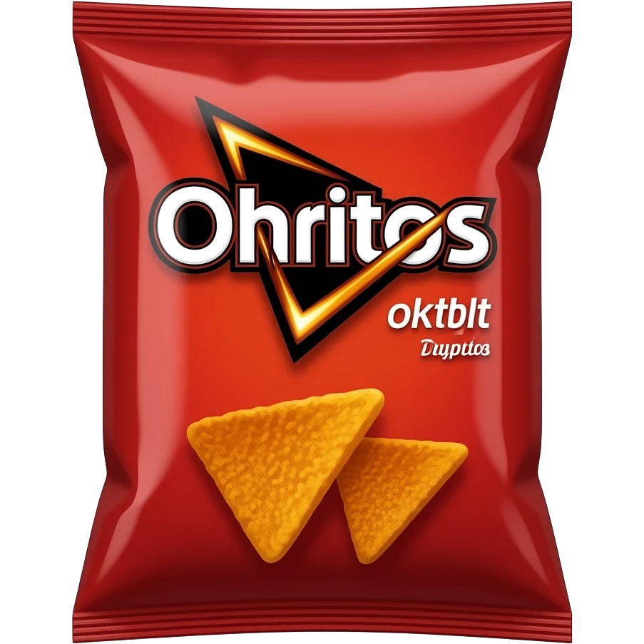 una bolsa de doritos emoji