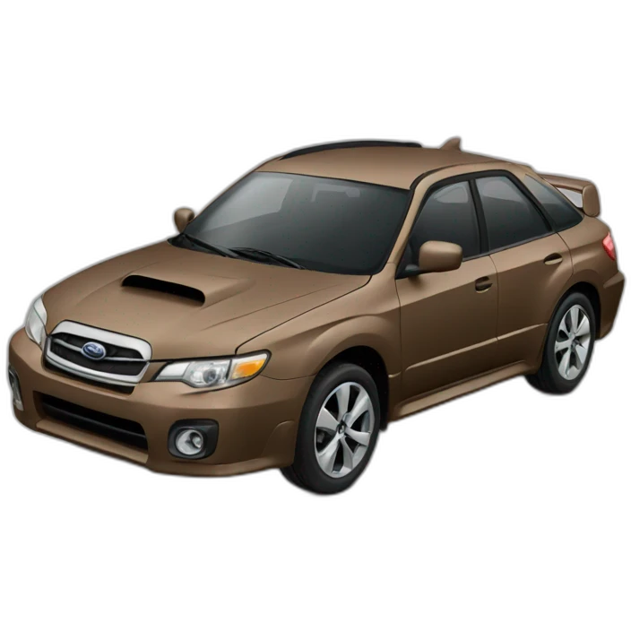 brown subaru emoji