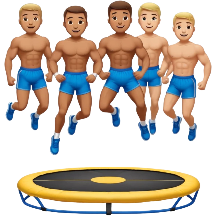 Gay men bouncing on it emoji