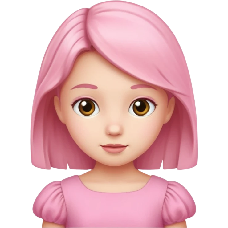 kids in pink dress emoji
