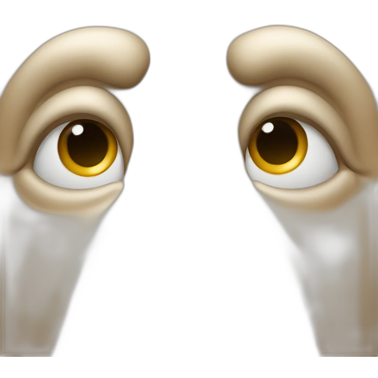 big nose sniffing intensely emoji