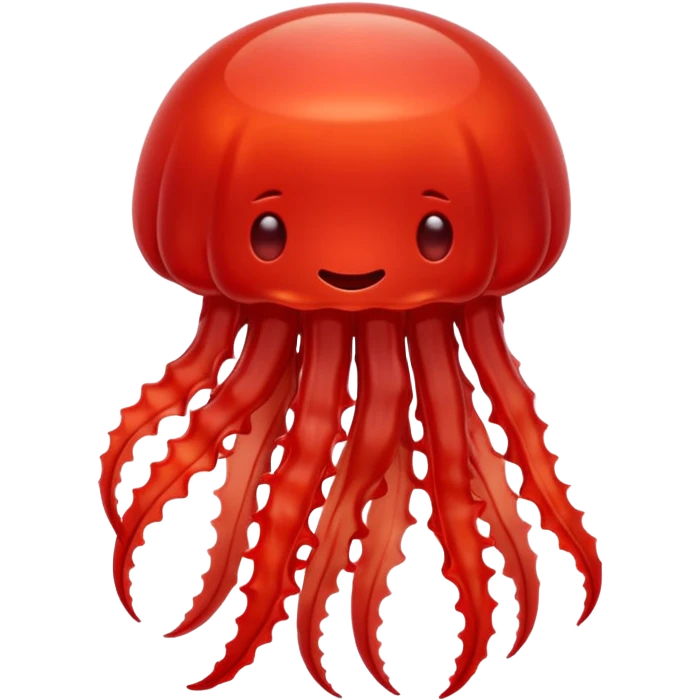 red jellyfish emoji