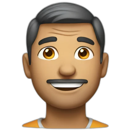 man smirking emoji