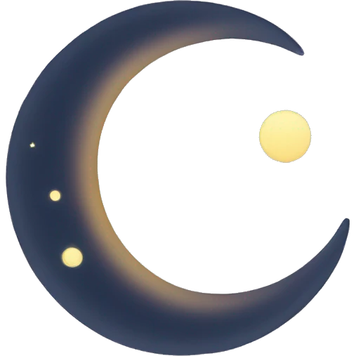 crescent emoji