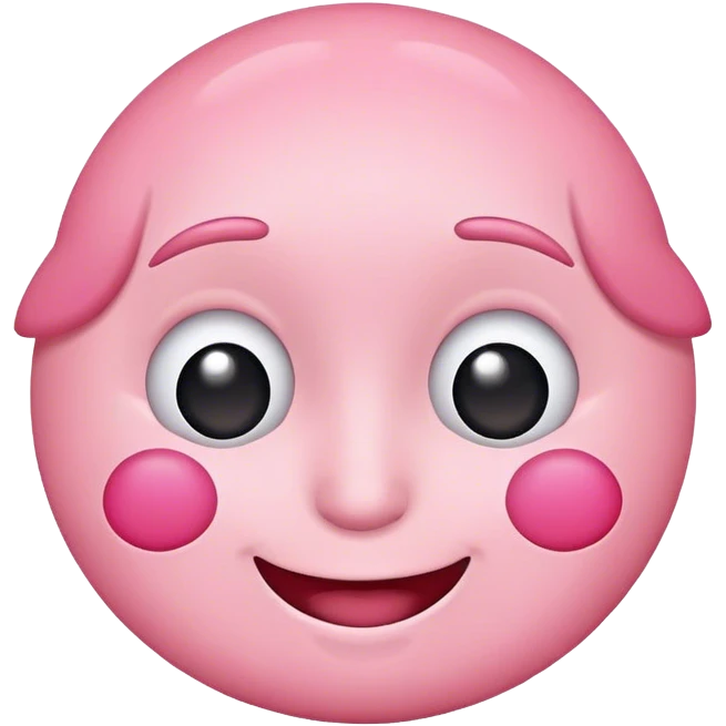 faccina rosa che è innamorata  emoji