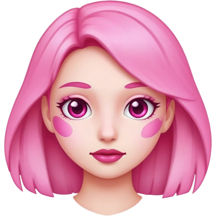 Pink girl emoji