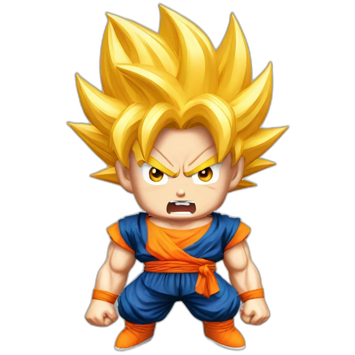 goku angry super saiyan emoji