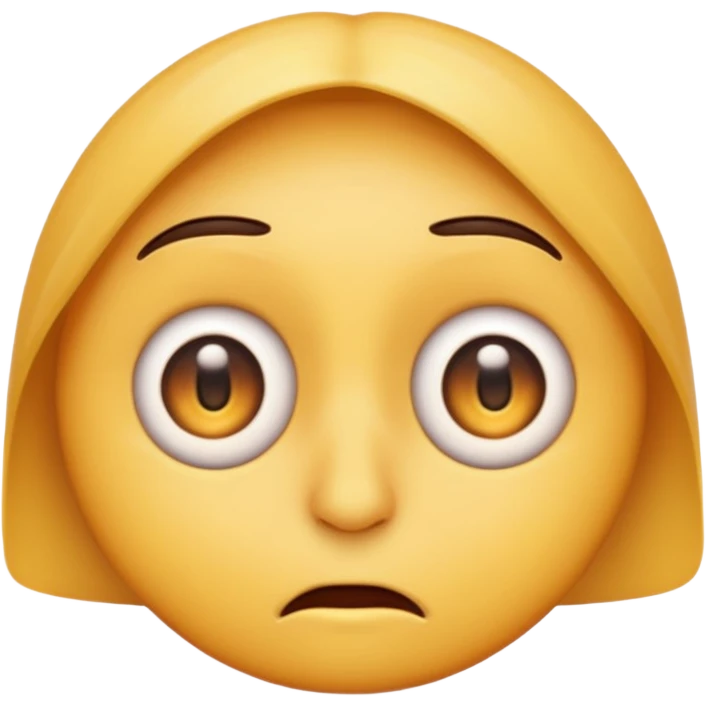quiero un emoji como este tipo(😧😐🫩😴🫠😲)pero q tenga un ojo titilando del estrés emoji