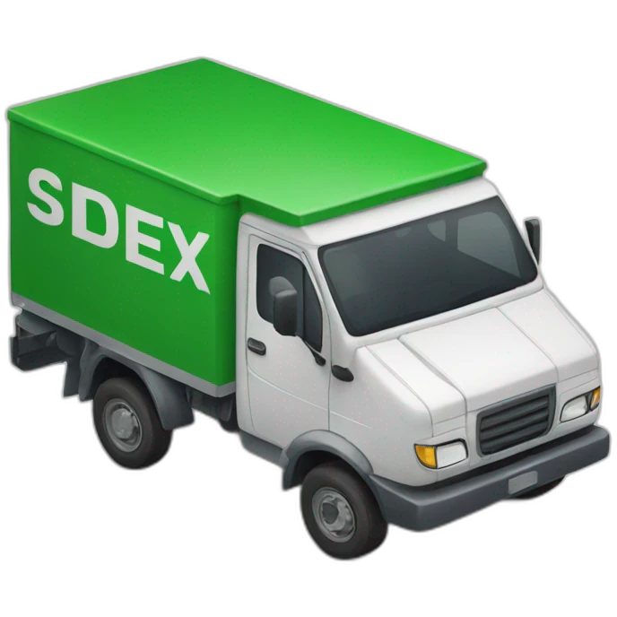 Sedex delivery truck emoji