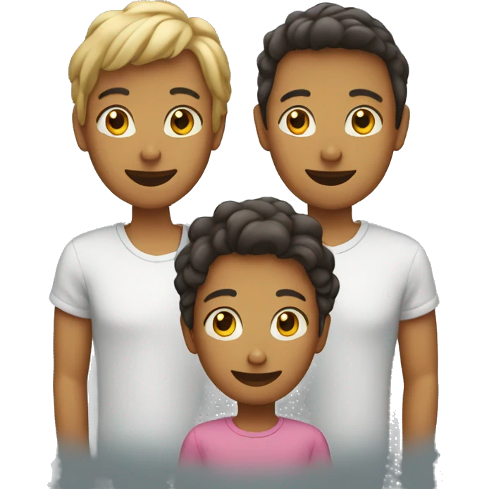 Famille de 3 personnes  emoji