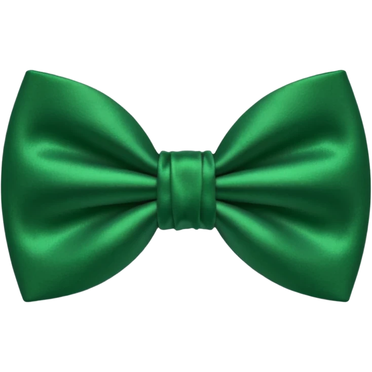 green bow tie emoji