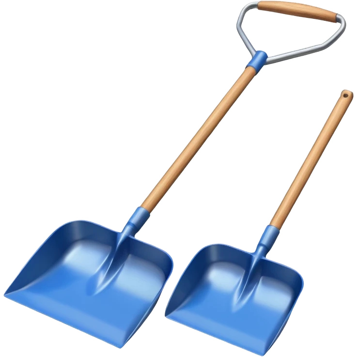 Snow shovels emoji