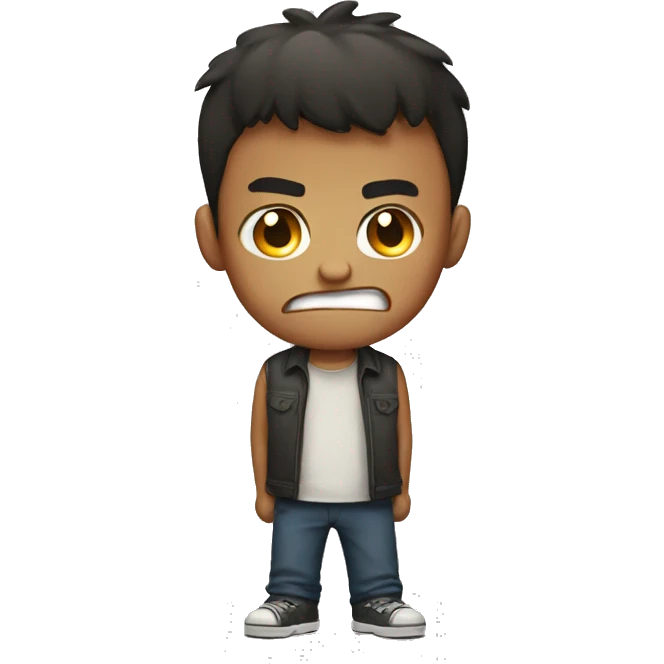 an angry boy emoji