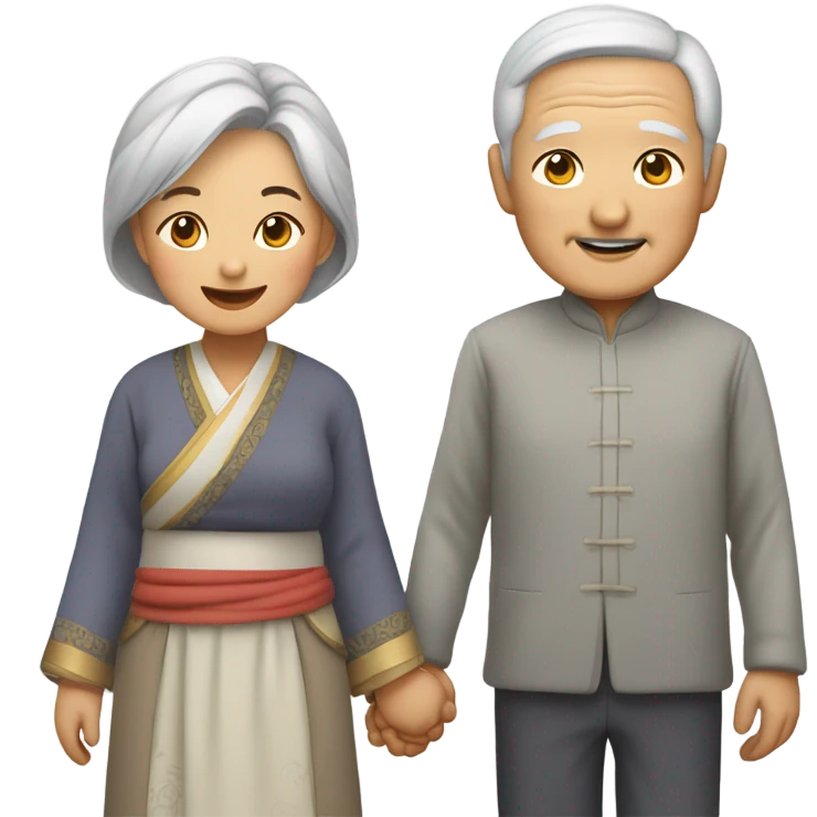 Asian grandparents emoji