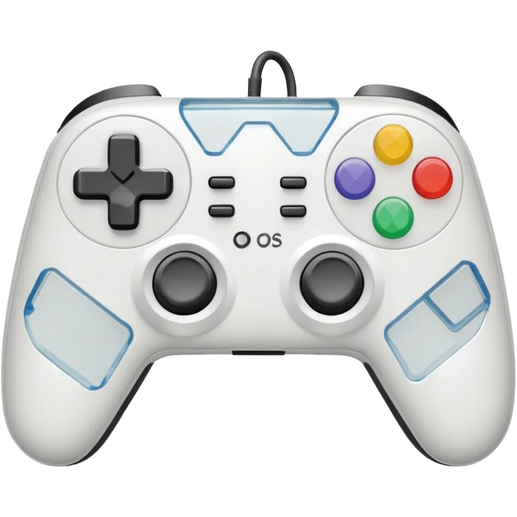 white game controller broken emoji