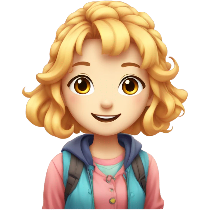 Anime girl emoji