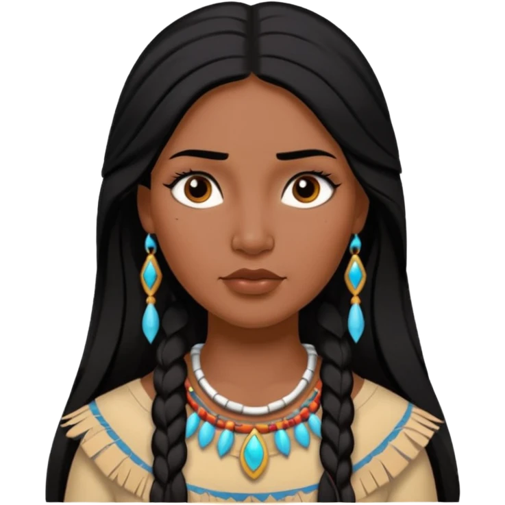 Thick Pocahontas  emoji