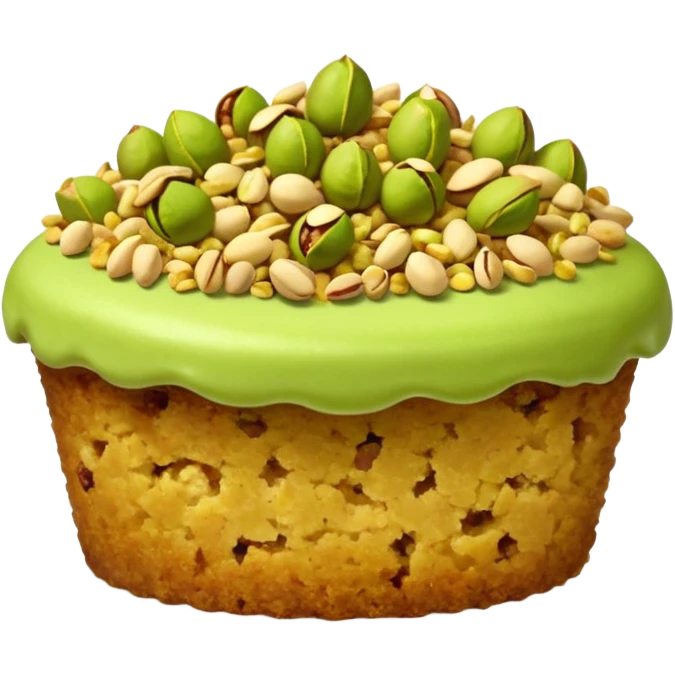 Pistachio Crumble Cakes emoji