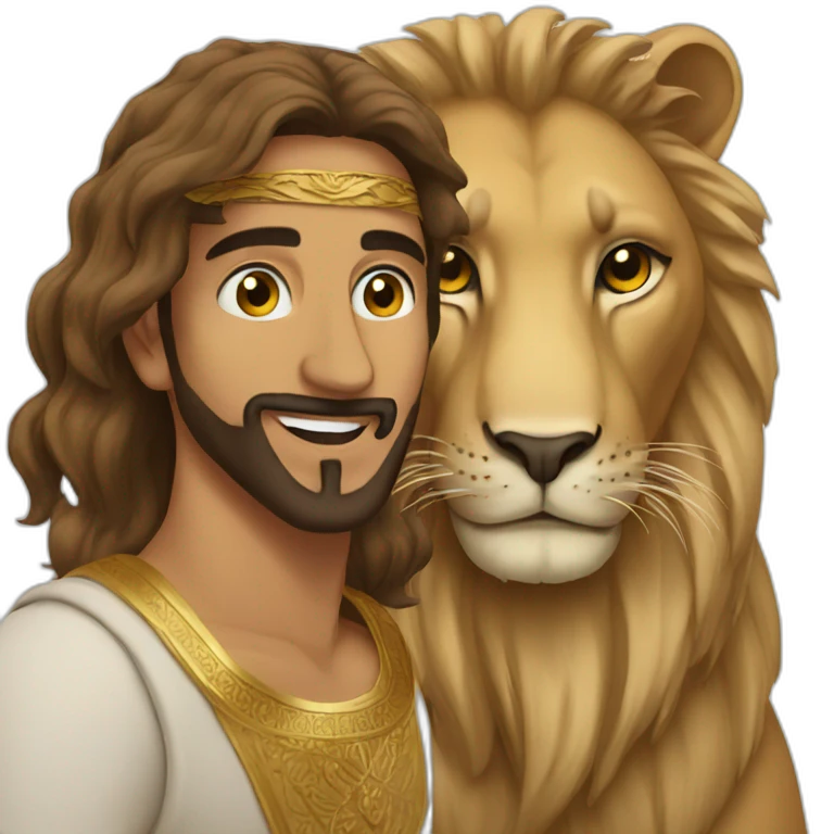 arab on a lion emoji