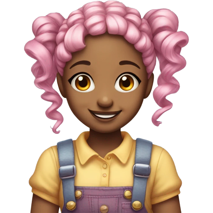Kawaii girl emoji