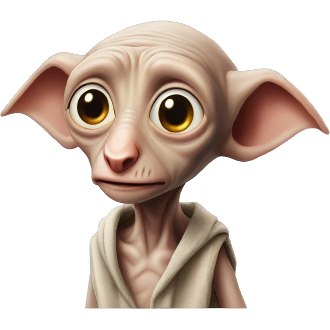 dobby with sock on his head emoji