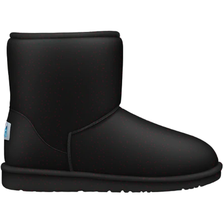 Black uggs emoji