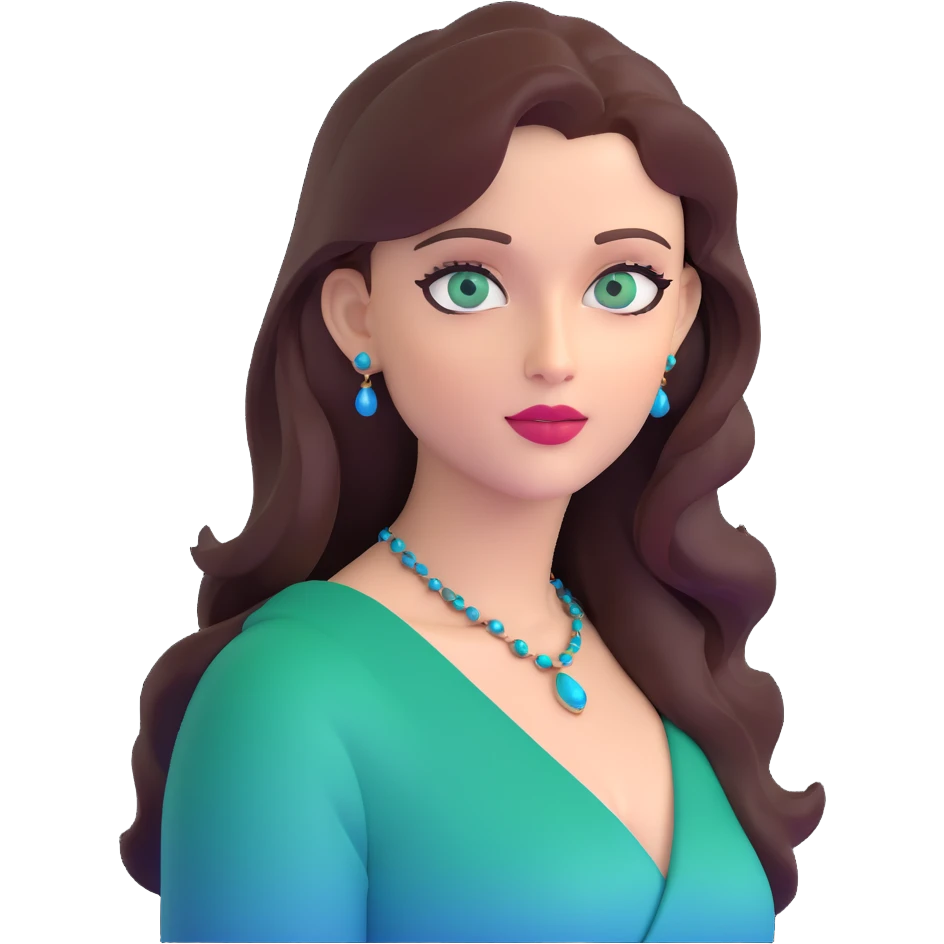 Aishwarya Rai, famous Indian actress with blue-green eyes emoji