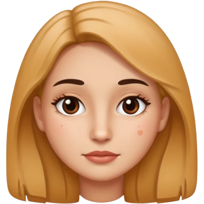 yüzünde meni olan kadın emoji
