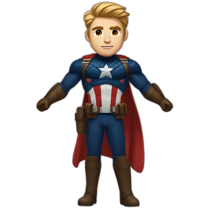 capitan america fullbody emoji
