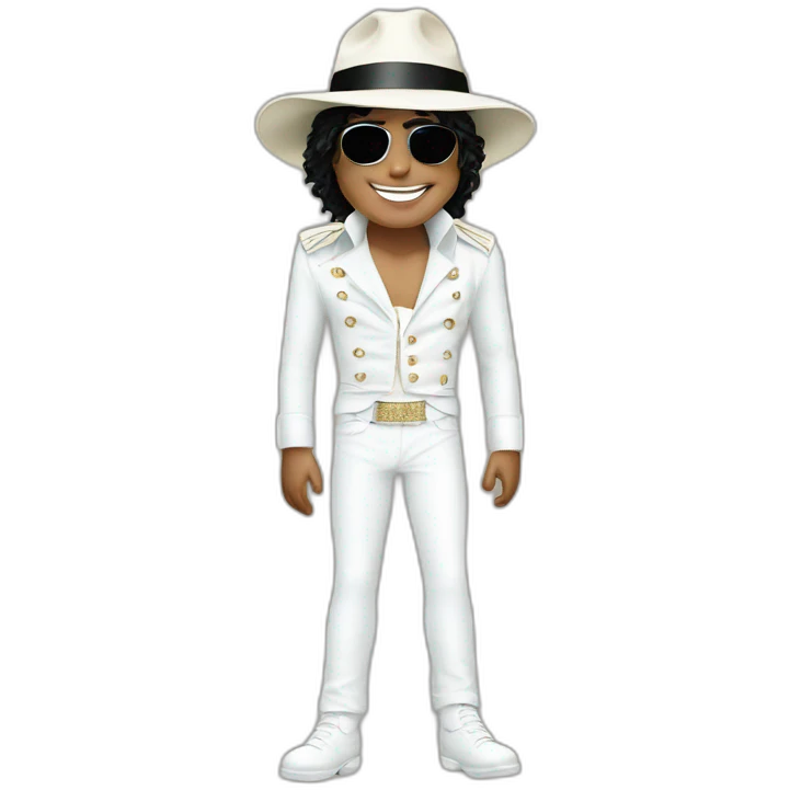 white Michael jackson emoji