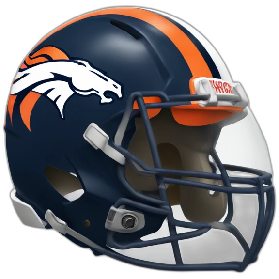 denver broncos space helmet emoji